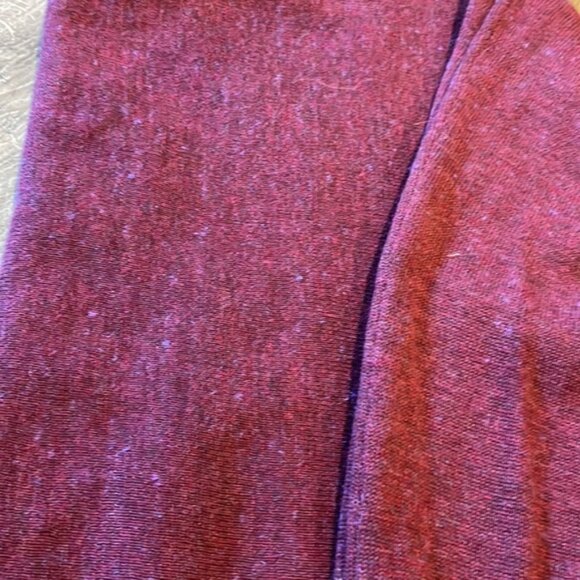 Boxy Round neck purple sweater with side slits - Picture 7 of 7